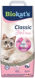 Biokat's Classic Fresh 3in1 άμμος με άρωμα πούδρας  10 l