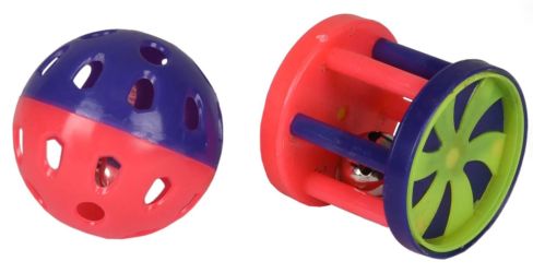 Flamingo παιχνίδι γάτας - μπάλα, κύλινδρος  4 cm