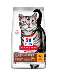 Hill's Science Plan Ενήλικη Ξηρά Τροφή για Εσωτερικές Γάτες κατά της Τριχόπτωσης  10 kg
