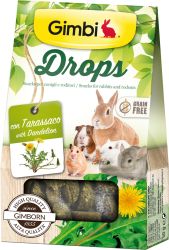 Gimbi Drops Snack με πικραλίδα  50 g