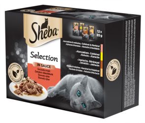 Sheba Selection φακελάκια - ποικιλία κρεατικών 12 x  85 g