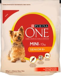 Purina ONE Mini Senior ξηρή τροφή σκύλου  800 g