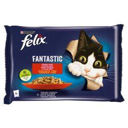 Felix Fantastic επιλογή με κουνέλι και αρνί 4 x  85 g