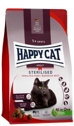 Happy Cat Adult Sterilised - βοδινό  1.3 kg