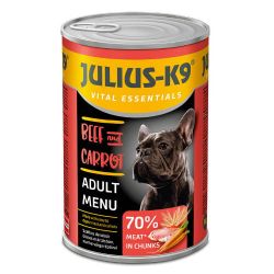 Julius-K9 Vital Essentials Μενού Ενηλίκων - Βοδινό & Καρότο  1240 g