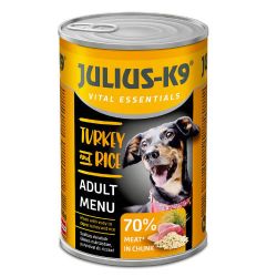 Julius-K9 Vital Essentials Μενού Ενηλίκων - Γαλοπούλα & Ρύζι  1240 g