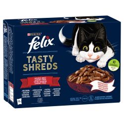 Felix Tasty Shreds οικιακή επιλογή σε σάλτσα 12 x  80 g