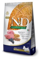 N&D Ancestral Grain Σκύλου Adult Mini Αρνί & Μύρτιλο  800 g