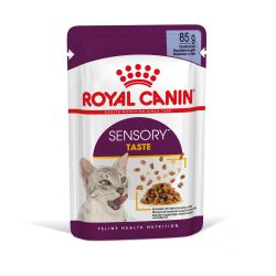 Royal Canin Sensory Taste - Ζελέ Υγρή Τροφή για Ενήλικες Γάτες 12 x  85 g