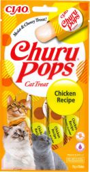 Inaba Cat Churu Pops - κοτόπουλο 4 x  15 g