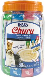 Inaba Cat Churu Πουρές - μείγμα τόνου 50 τεμ. 50 x  14 g