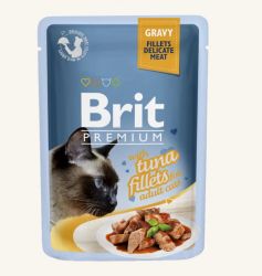 Brit Premium Cat Σάλτσα - Φιλέτα Τόνου  85 g