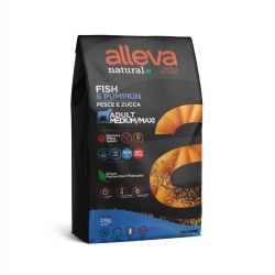 Alleva Natural Ενήλικων Μεσαίων/Μεγάλων Σκύλων - ψάρι και κολοκύθα  2 kg