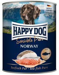 Happy Dog Sensible Pure Νορβηγία - Κονσέρβα Σολομού  800 g