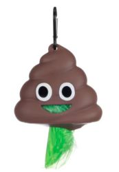 Flamingo θήκη σακουλών περιττωμάτων - emoji κακά  1 db