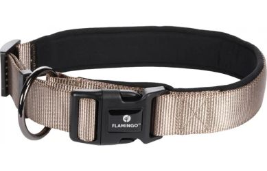 Flamingo Περιλαίμιο Abbi - Γκρι-καφέ  XL - 3.2 cm x 55-60 cm