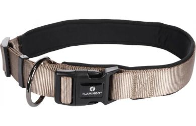 Flamingo Περιλαίμιο Abbi - Γκρι-καφέ  XXL - 3.2 cm x 60-65 cm