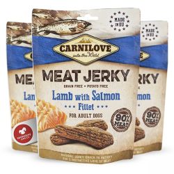 Carnilove Jerky Snack φιλέ αρνιού & σολομού  100 g