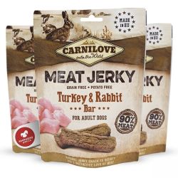 Carnilove Jerky Σνακ κουνέλι & γαλοπούλα  100 g