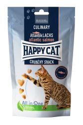 Happy Cat Culinary Crunchy Snack - σολομός  70 g