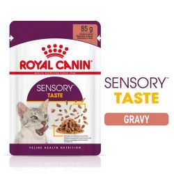 Royal Canin Sensory Taste - Σαλτσώδης υγρή τροφή για ενήλικες γάτες 12 x  85 g
