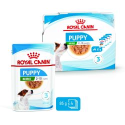 Royal Canin Μίνι Κουτάβι - Πολυσυσκευασία σε φακελάκι 4 x  85 g