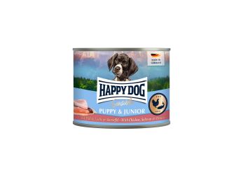 Happy Dog Supreme Sensible Puppy & Junior κονσέρβα - κοτόπουλο, σολομός και πατάτα  200 g