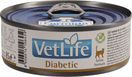 Vet Life Cat Diabetic κονσέρβα  85 g