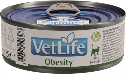 Vet Life Cat Obesity κονσέρβα  85 g