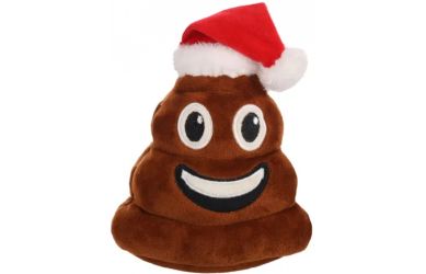 Flamingo χριστουγεννιάτικο πλουμιστό παιχνίδι σκύλου - emoji κακά  1 db