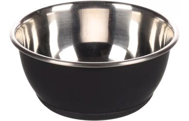 Flamingo Tobias μεταλλικό μπολ για σκύλους - μαύρο  500 ml