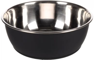 Flamingo Tobias μεταλλικό μπολ για σκύλους - μαύρο  3700 ml