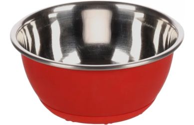 Flamingo Tobias μεταλλικό μπολ σκύλου - κόκκινο  500 ml