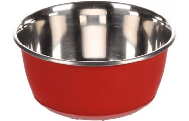 Flamingo Tobias μεταλλικό μπολ σκύλου - κόκκινο  950 ml