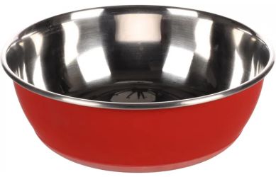 Flamingo Tobias μεταλλικό μπολ σκύλου - κόκκινο  2700 ml