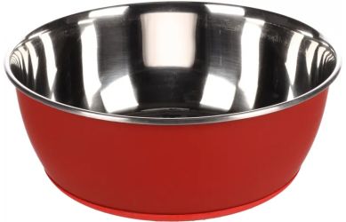 Flamingo Tobias μεταλλικό μπολ σκύλου - κόκκινο  3700 ml