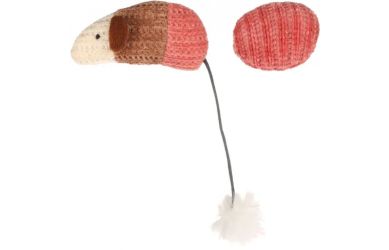 Flamingo Blaro ποντίκι με μπάλα παιχνίδι γάτας  Piros 1 db