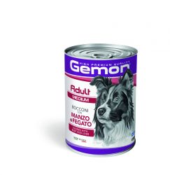 Gemon Medium Adult κονσέρβα σκύλου - βοδινό, συκώτι  415 g