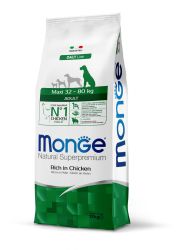 Monge Daily Line Maxi Adult ξηρά τροφή σκύλου - κοτόπουλο  12 kg