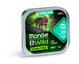 Monge BWild Grain Free Paté Terrine Sterilised - τόνος με λαχανικά  100 g