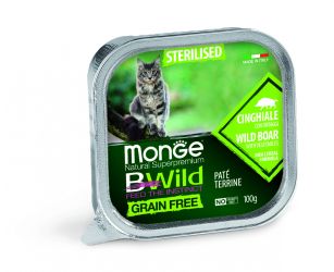 Monge BWild Grain Free Paté Terrine Sterilised - αγριόχοιρος με λαχανικά  100 g