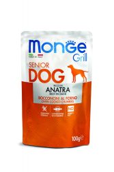 Monge Grill Dog Senior - πάπια  100 g