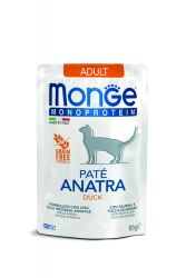 Monge Cat Monoprotein Πατέ Ενηλίκων - πάπια  85 g