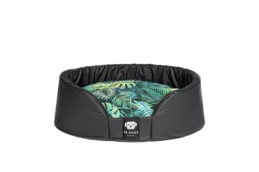 NRDOGS Στρογγυλό κρεβάτι σκύλου - σχέδιο ζούγκλας  50x45 cm
