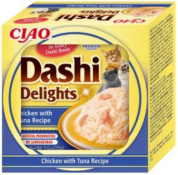 Inaba Cat Churu Dashi Delights - κοτόπουλο-τόνος  70 g