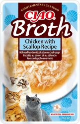 Inaba Cat Churu Ciao Broth - κοτόπουλο-χτένα  40 g