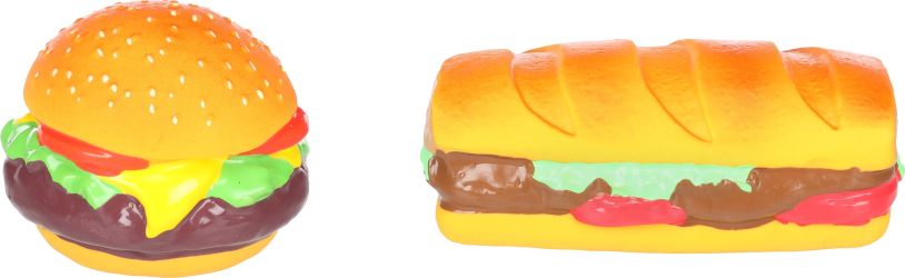 Flamingo λατέξ παιχνίδι - Brefa hamburger / σάντουιτς  1 db