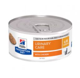 Hill's Prescription Diet c/d Multicare Urinary Care κονσέρβα γάτας  156 g