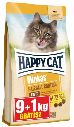 Happy Cat Minkas Έλεγχος Τριχόμπαλων 9+1 kg   10 kg