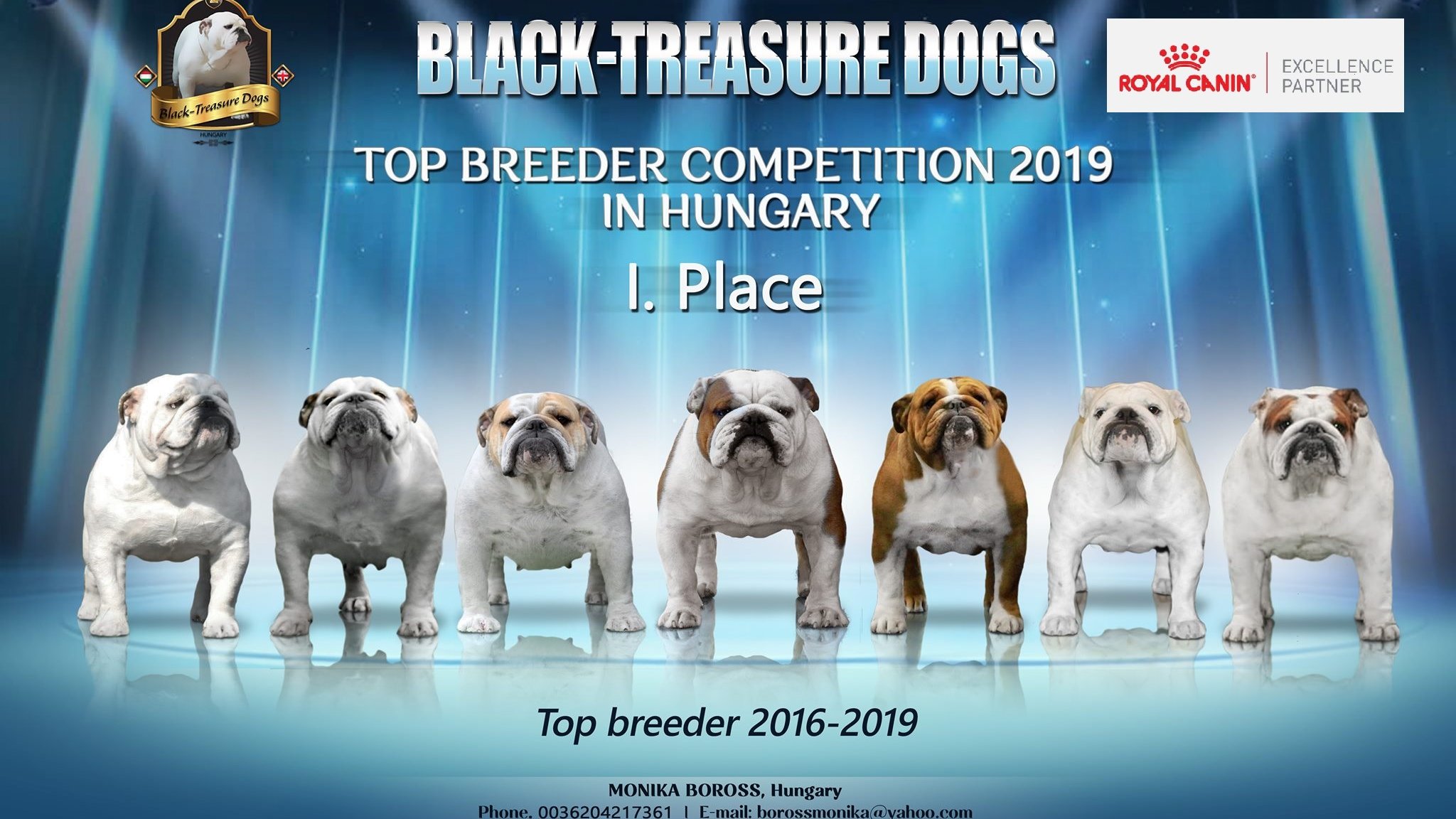 Boross Mónika a Black –Treasure Dogs kennel tulajdonosának fotója